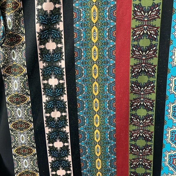 T Tahari boho lace up sides dress - Picture 2 of 6